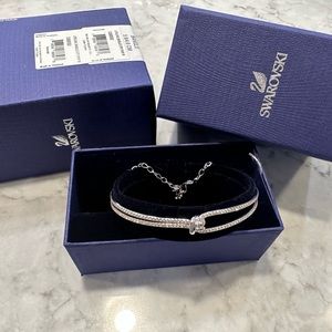 Swarovski Crystal Bangle- Lifelong Bangle CRY/RHS Item #5368552 Never Worn